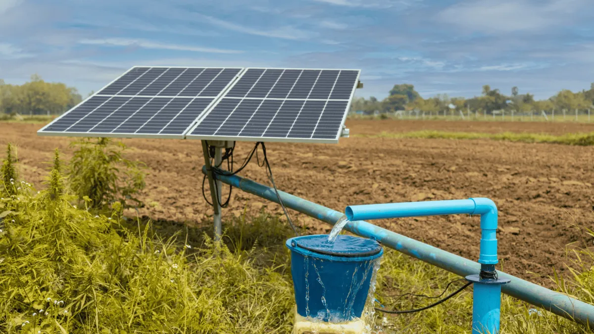 Solar Pumping System for Farm Irrigation